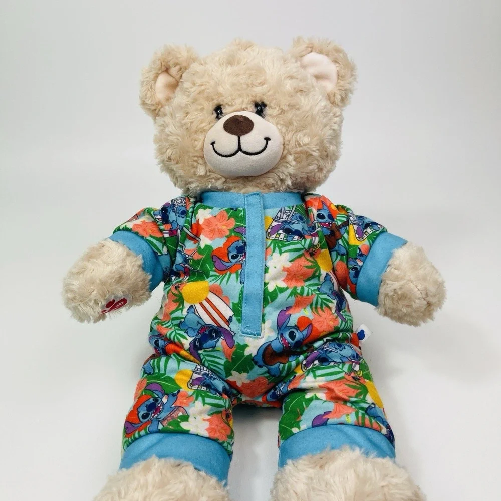 Build a Bear Happy Hugs Teddy Disney Stitch Sleeper Soft Stuffed Plush 16